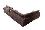 Yash Brown 6-Piece Power Reclining Sectional