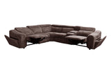 Yash Brown 6-Piece Power Reclining Sectional