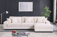 Comfy II Cream 3-Piece Right Arm Facing (RAF) Sectional by New Era Innovations at Eve Furniture