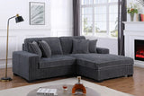 Comfy II Grey 2-Piece Right Arm Facing (RAF) Sectional by New Era Innovations at Eve Furniture