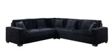 Comfy II Black 2-Piece Right Arm Facing (RAF) Sectional by New Era Innovations at Eve Furniture