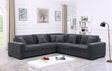 Comfy II Grey 2-Piece Right Arm Facing (RAF) Sectional by New Era Innovations at Eve Furniture