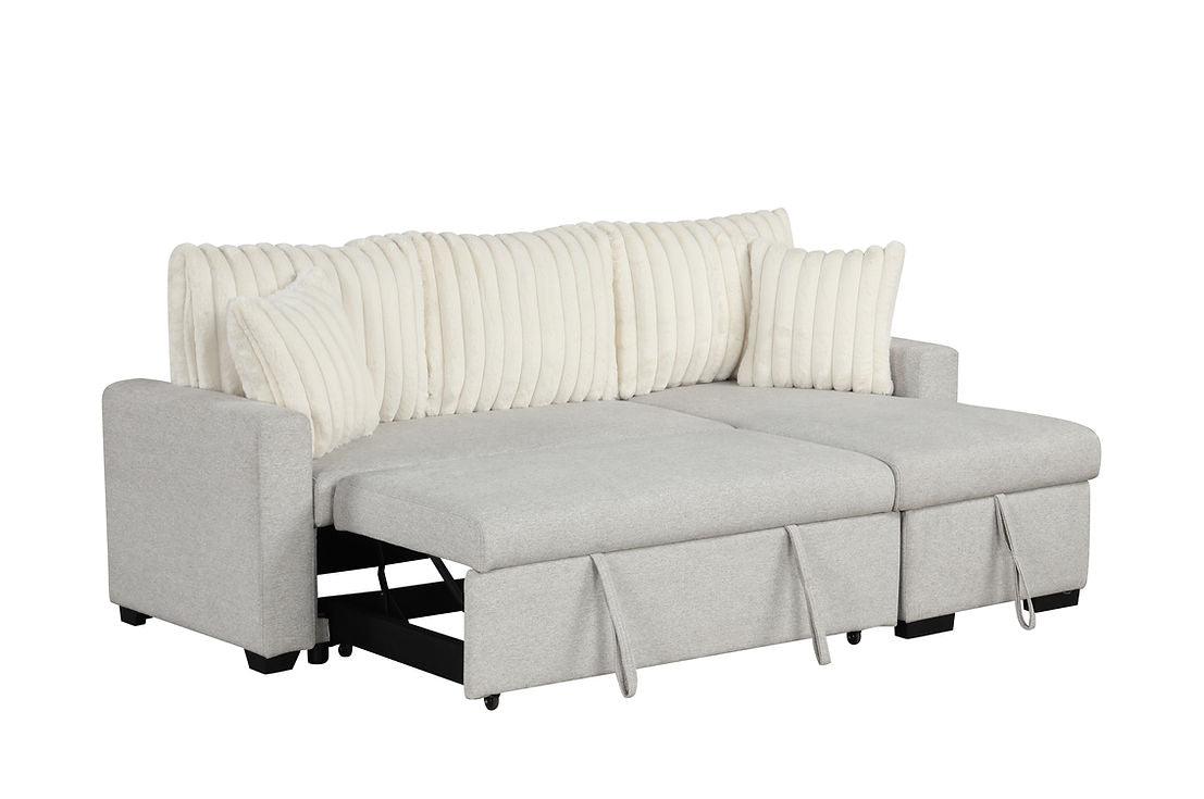 Nori Beige Sofa Chaise by New Era Innovations at Eve Furniture