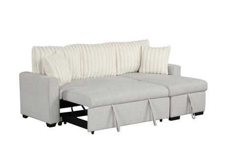 Nori Beige Sofa Chaise by New Era Innovations at Eve Furniture