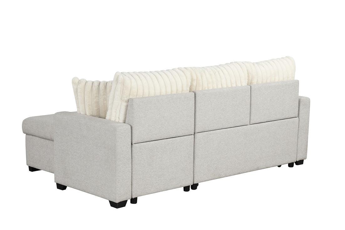 Nori Beige Sofa Chaise by New Era Innovations at Eve Furniture