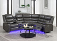 Sonic Grey Power Reclining Sectional by New Era Innovations at Eve Furniture