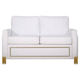 Glamor White Living Room Set by New Era Innovations at Eve Furniture