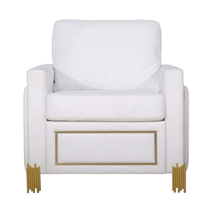 Glamor White Living Room Set by New Era Innovations at Eve Furniture