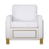 Glamor White Living Room Set by New Era Innovations at Eve Furniture