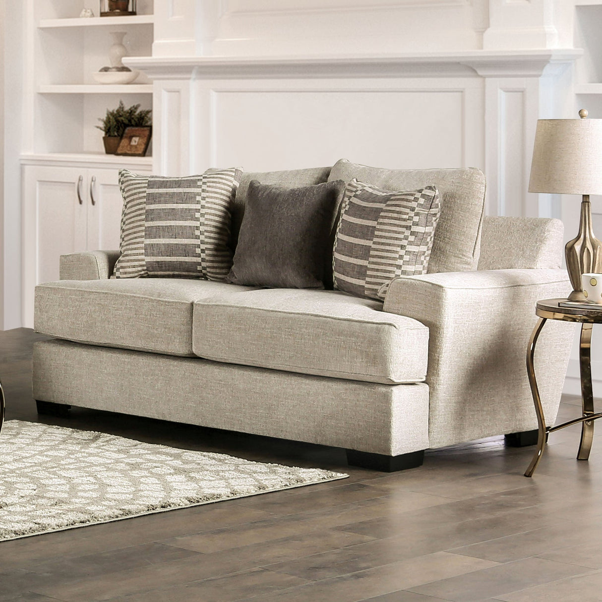 Holborn Beige Loveseat