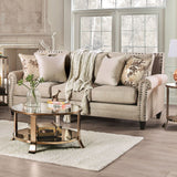 Briana Beige/Gold Sofa