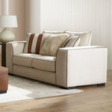 Ulvery Beige/Brown Loveseat