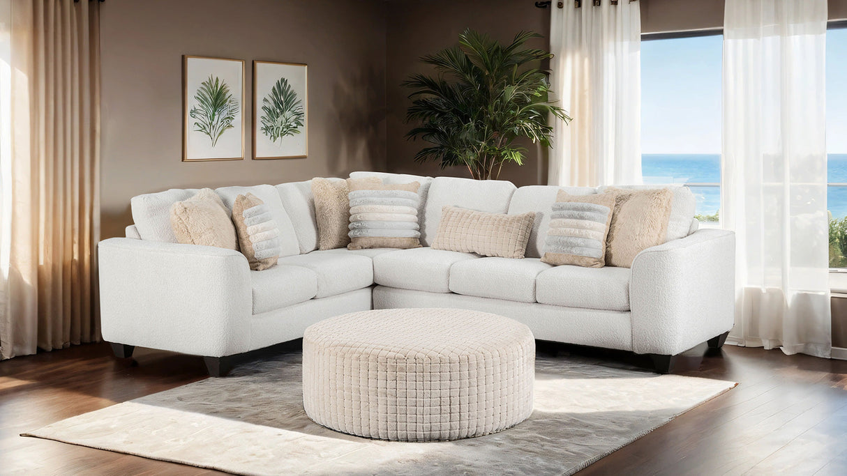 Iroquois Cream/Tan Sectional