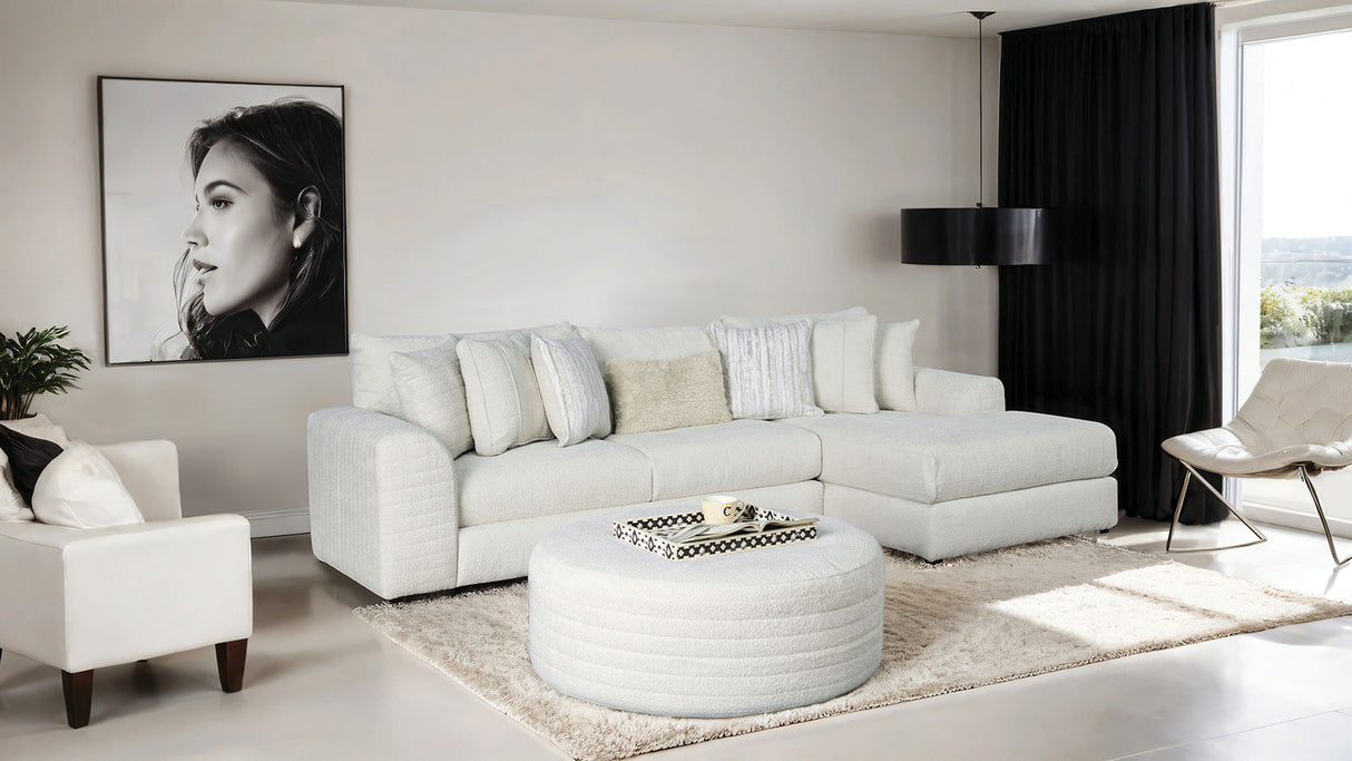 Newberg Ivory Sectional