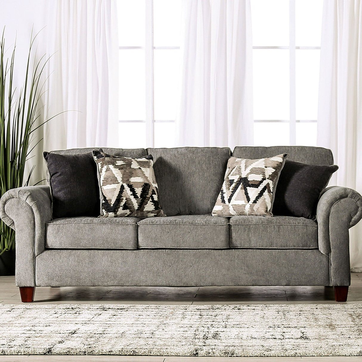 Delgada Graphite Sofa