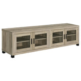 Sachin Rectangular TV Console with Glass Doors by Coaster at Eve Furniture