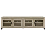 Sachin Rectangular TV Console with Glass Doors by Coaster at Eve Furniture