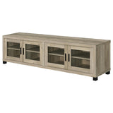 Sachin Rectangular TV Console with Glass Doors by Coaster at Eve Furniture