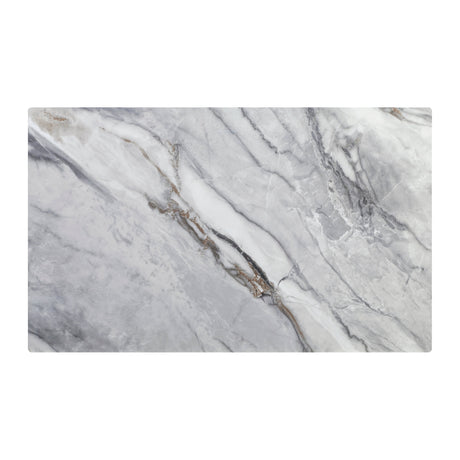 Salerno Beige/Black Faux Marble-Top Dining Table by Homelegance at Eve Furniture