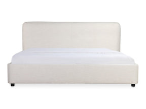 Samara Cottage Linen Queen Bed by Moe's Home at Eve Furniture