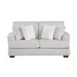 Santiago Light Gray Loveseat by Homelegance at Eve Furniture