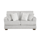 Santiago Light Gray Loveseat by Homelegance at Eve Furniture