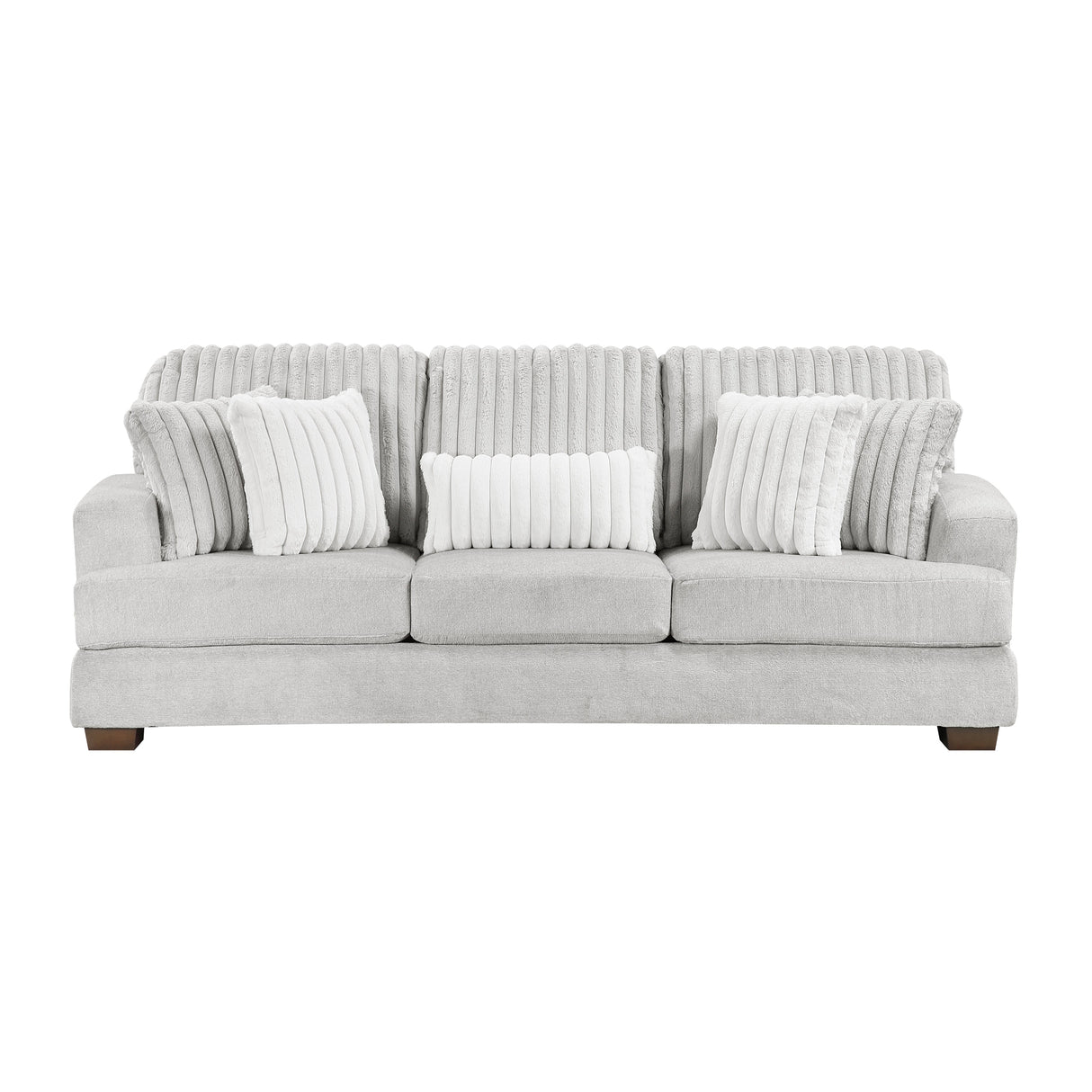 Santiago Light Gray Sofa by Homelegance at Eve Furniture