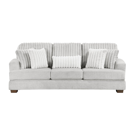 Santiago Light Gray Sofa by Homelegance at Eve Furniture