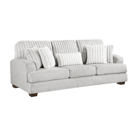 Santiago Light Gray Sofa by Homelegance at Eve Furniture