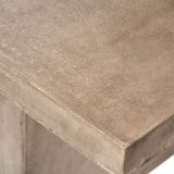 Santino Outdoor Dining Table, Dark Grey by Dovetail at Eve Furniture