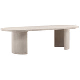Sarai Dining Table, Light Grey by Dovetail at Eve Furniture