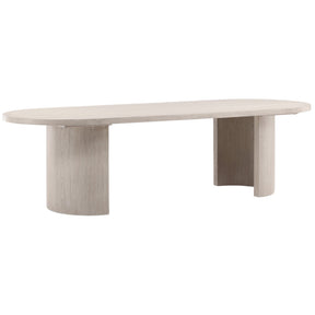 Sarai Dining Table, Light Grey by Dovetail at Eve Furniture