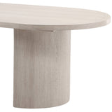 Sarai Dining Table, Light Grey by Dovetail at Eve Furniture