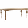 Savin Dining Table, Natural by Dovetail at Eve Furniture