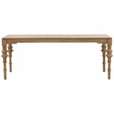 Savin Dining Table, Natural by Dovetail at Eve Furniture