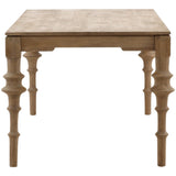 Savin Dining Table, Natural by Dovetail at Eve Furniture
