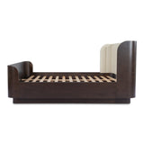 Scarlette Cream King Bed by Moe's Home at Eve Furniture