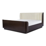 Scarlette Cream Queen Bed by Moe's Home at Eve Furniture