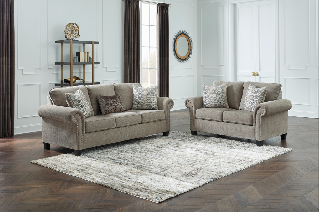 Shewsbury Pewter Living Room Set