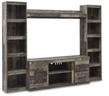 Derekson Multi Gray 4-Piece Entertainment Center