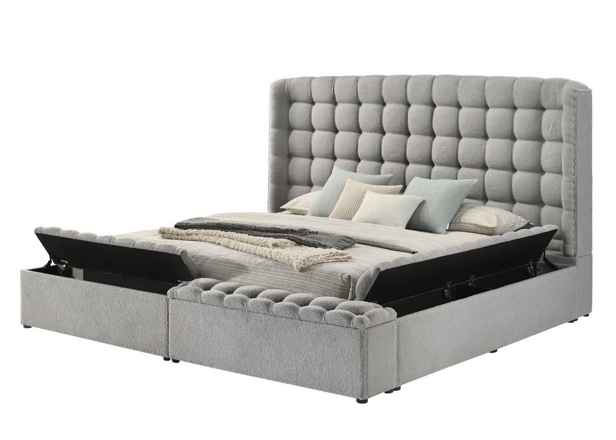Madonna Gray King Bed