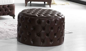 Monalisa Ottoman Brown by Furnia at Eve Furniture