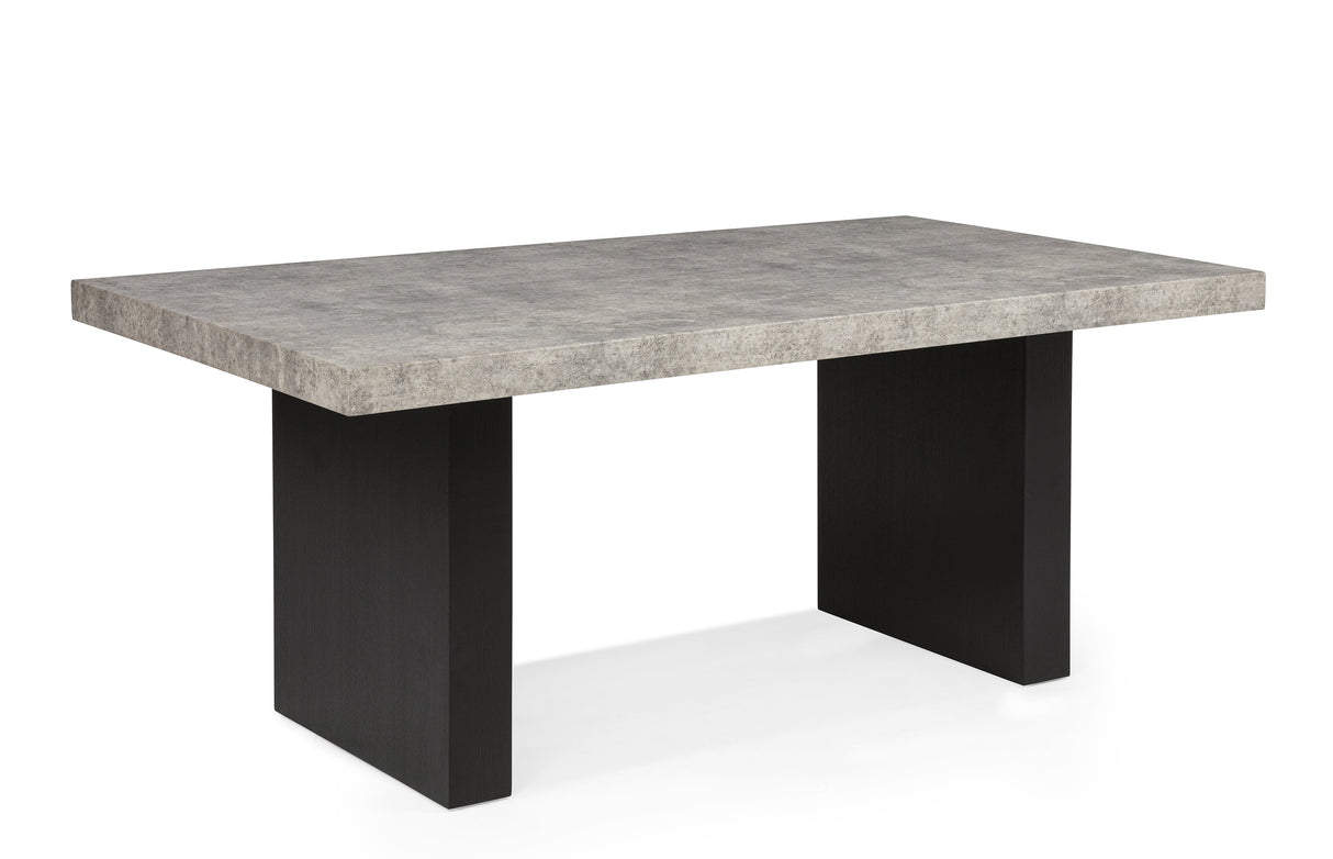 Sebastian Black and Gray Dining Table by Crown Mark at Eve Furniture