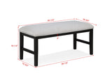 Sebastian Dove Dining Bench by Crown Mark at Eve Furniture