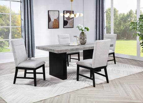 Sebastian Dove Dining Set by Crown Mark at Eve Furniture