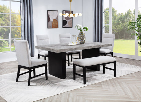 Sebastian Dove Dining Set by Crown Mark at Eve Furniture