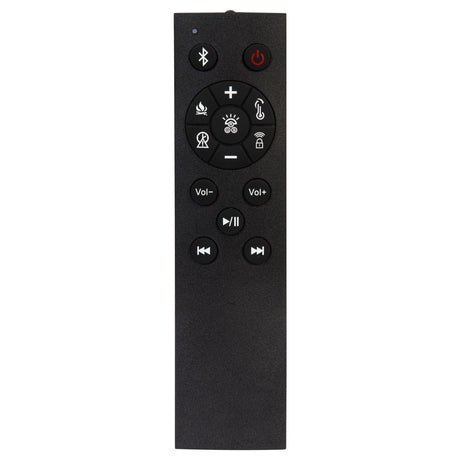 Senna Brown Upholstered Eastern King Audio Fireplace Bed by Coaster at Eve Furniture