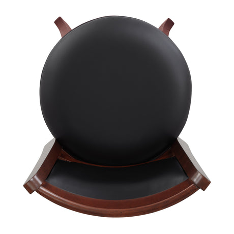 Shapel Dark Cherry Swivel Counter Height Chair by Homelegance at Eve Furniture