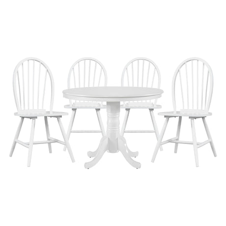 Shelby White Dining Set by Homelegance at Eve Furniture
