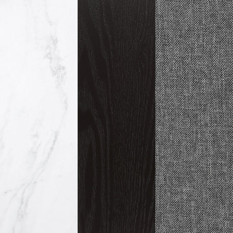 Sherry Gray 5-Piece Rectangular Marble Top Dining Table Set by Coaster at Eve Furniture